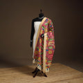 Srikalahasti Pen Work Kalamkari Bangalore Silk Floral Handpainted Dupatta 39