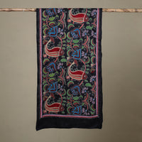 Handloom Silk Bengal Kantha Work Stole 27