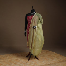 Plain Double Shade Cotton Kota Doria Dupatta 01
