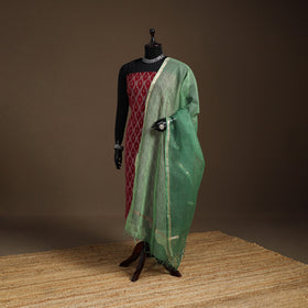 Plain Double Shade Cotton Kota Doria Dupatta 02