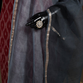 Plain Double Shade Cotton Kota Doria Dupatta 06