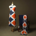 Kota Doria Cotton Shibori Tie-Dye 3pc Unstitched Dress Material 12