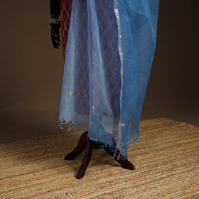 Plain Double Shade Cotton Kota Doria Dupatta 08