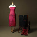 Kota Doria Cotton Shibori Tie-Dye 3pc Unstitched Dress Material 13