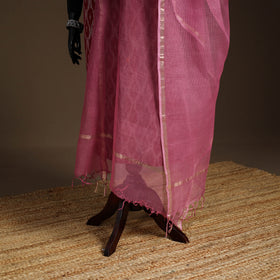 Plain Double Shade Cotton Kota Doria Dupatta 09