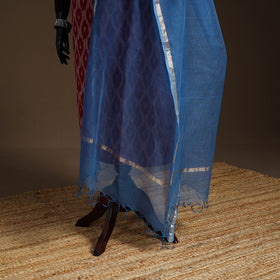 Plain Double Shade Cotton Kota Doria Dupatta 11