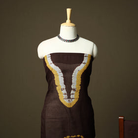 Kota Doria Cotton Shibori Tie-Dye 3pc Unstitched Dress Material 19