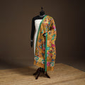 Srikalahasti Pen Work Kalamkari Bangalore Silk Figure Handpainted Dupatta 66