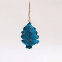 Tree - Upcycled Thread & Beadwork X-Mas Decor Hanging 04