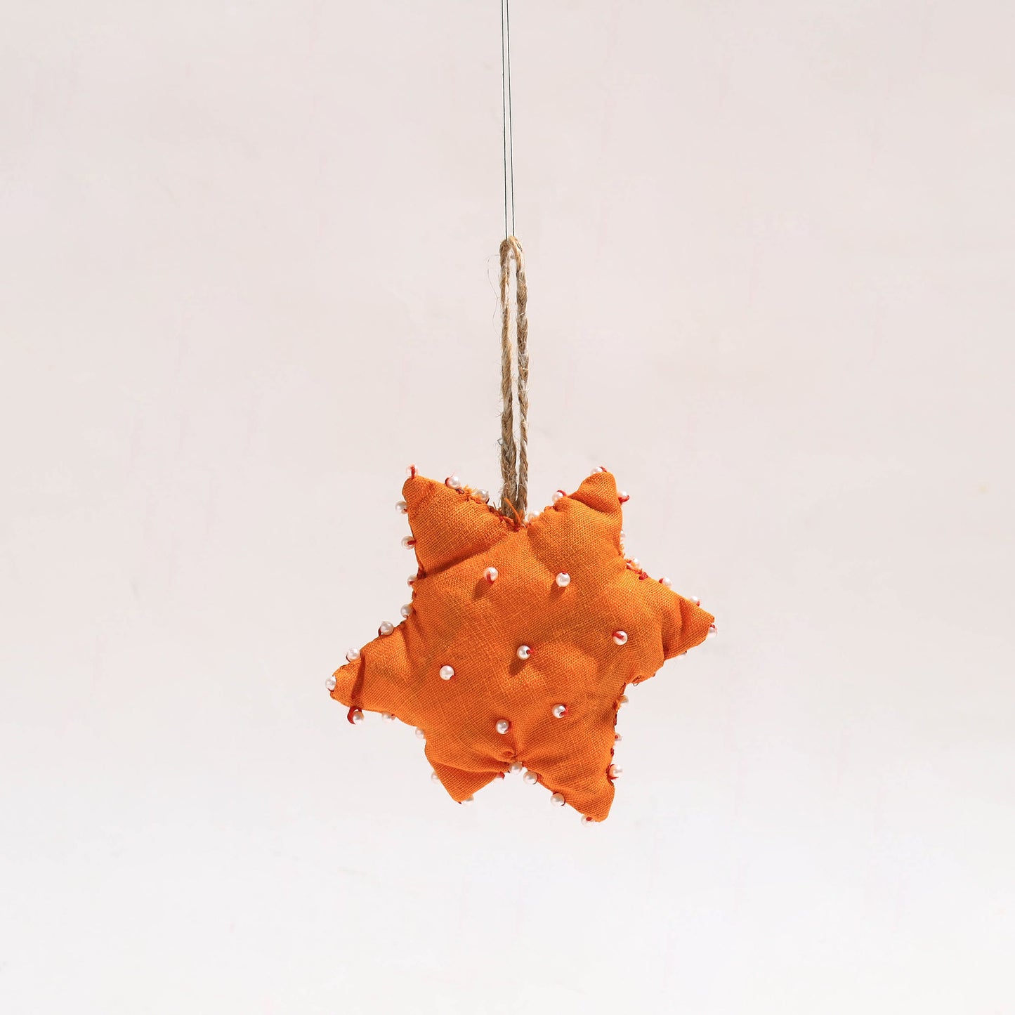 Star - Upcycled Beadwork X-Mas Decor Hanging 08