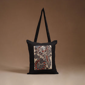 Srikalahasti Handpainted Kalamkari Shoulder Bag by Dwarka Plus 01