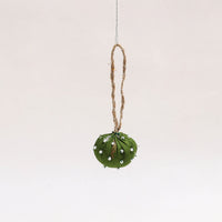 Ball - Upcycled Beadwork X-Mas Decor Hanging 11