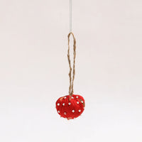 Ball - Upcycled Beadwork X-Mas Decor Hanging 13