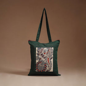 Srikalahasti Handpainted Kalamkari Shoulder Bag by Dwarka Plus 02
