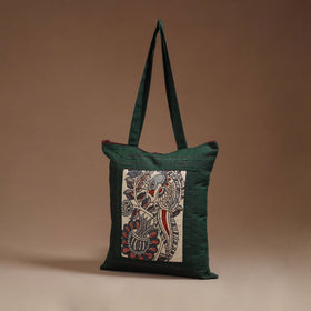Srikalahasti Handpainted Kalamkari Shoulder Bag by Dwarka Plus 02