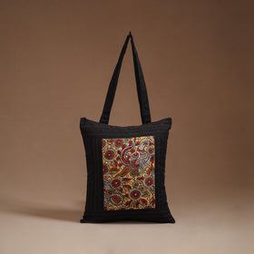 Srikalahasti Handpainted Kalamkari Shoulder Bag by Dwarka Plus 04