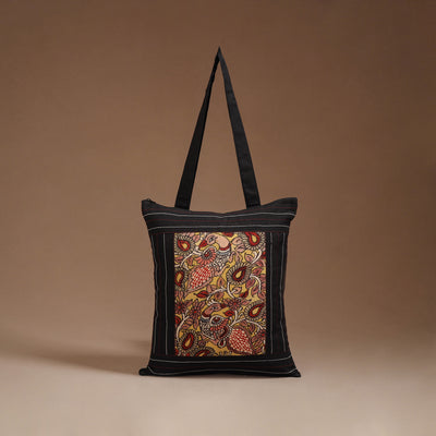 Srikalahasti Handpainted Kalamkari Shoulder Bag by Dwarka Plus 05