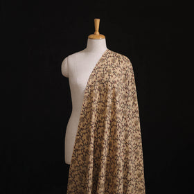 Handwoven Merino Wool Pedana Kalamkari Hand Block Print Natural Dyed Fabric 10