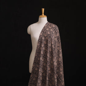 Handwoven Merino Wool Pedana Kalamkari Hand Block Print Natural Dyed Fabric 12