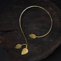 Buy Brass Metal Handcrafted Dokra Choker Necklace