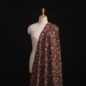 Handwoven Merino Wool Pedana Kalamkari Hand Block Print Natural Dyed Fabric 14