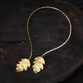 Buy Brass Metal Handcrafted Dokra Choker Necklace