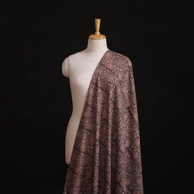 Handwoven Merino Wool Pedana Kalamkari Hand Block Print Natural Dyed Fabric 20