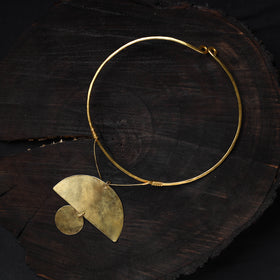 Buy Brass Metal Handcrafted Dokra Choker Necklace