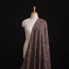 Handwoven Merino Wool Pedana Kalamkari Hand Block Print Natural Dyed Fabric 22