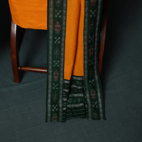 Handloom Cotton 3pc Unstitched Sambalpuri Ikat Dress Material Suit Set 01