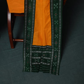 Handloom Cotton 3pc Unstitched Sambalpuri Ikat Dress Material Suit Set 02