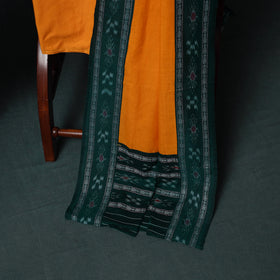 Handloom Cotton 3pc Unstitched Sambalpuri Ikat Dress Material Suit Set 03