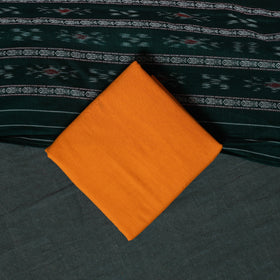 Handloom Cotton 3pc Unstitched Sambalpuri Ikat Dress Material Suit Set 03