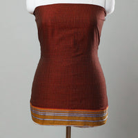 Multicolor - Mercerised Cotton 3pc Ilkal Handloom Dress Material 13