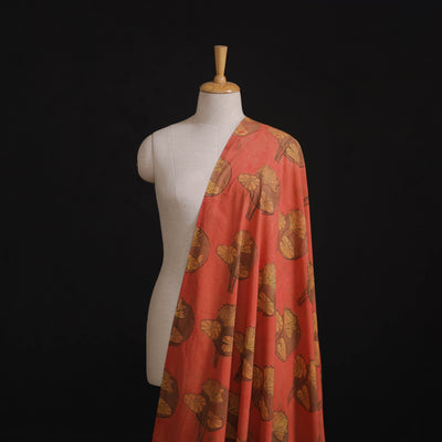 Pomegranate Peel Hand Block Print Cotton Fabric 19