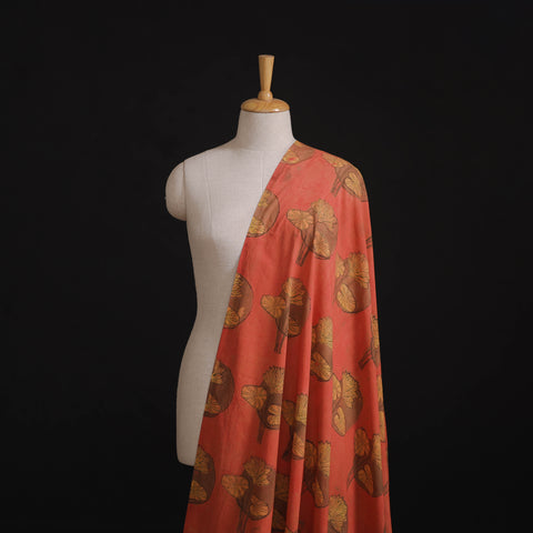 Pomegranate Peel Hand Block Print Cotton Fabric 19