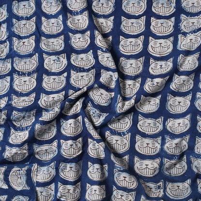 Bindaas Block Printed Cotton Precut Fabric (1.8 meter) 12