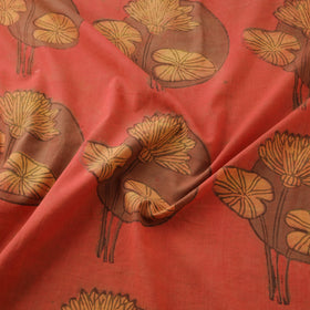 Pomegranate Peel Hand Block Print Cotton Fabric 19