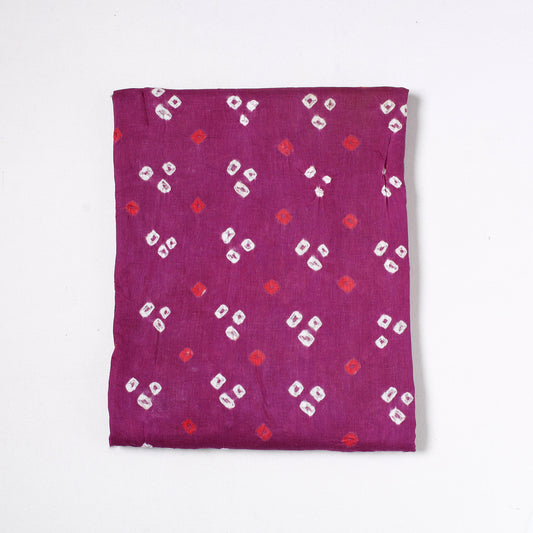 Kutch Bandhani Tie-Dye Satin Cotton Precut Fabric (1.7 meter) 24