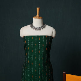Handloom Cotton 3pc Unstitched Sambalpuri Ikat Dress Material Suit Set 06