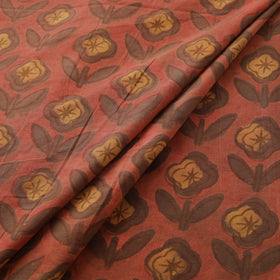 Pomegranate Peel Hand Block Print Cotton Fabric 17