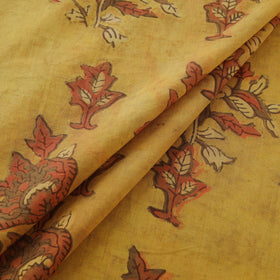 Pomegranate Peel Hand Block Print Cotton Fabric 13
