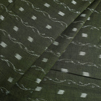 Green - Pure Cotton Sambalpuri Ikat Fabric 02