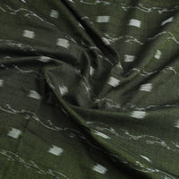 Green - Pure Cotton Sambalpuri Ikat Fabric 02