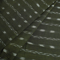 Green - Pure Cotton Sambalpuri Ikat Fabric 04