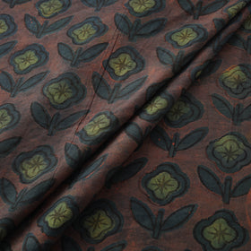 Pomegranate Peel Hand Block Print Cotton Fabric 07
