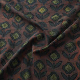 Pomegranate Peel Hand Block Print Cotton Fabric 07