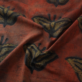 Pomegranate Peel Hand Block Print Cotton Fabric 06