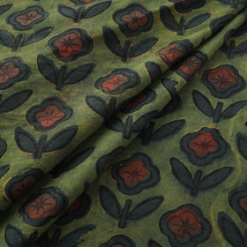 Pomegranate Peel Hand Block Print Cotton Fabric 02