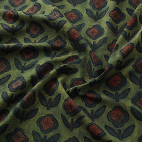 Pomegranate Peel Hand Block Print Cotton Fabric 02